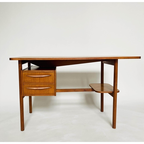 379 - HEALS DESK, by Gunnar Nielsen Tibergaard, 127cm W x 63cm D x 74cm H, vintage 1960s.