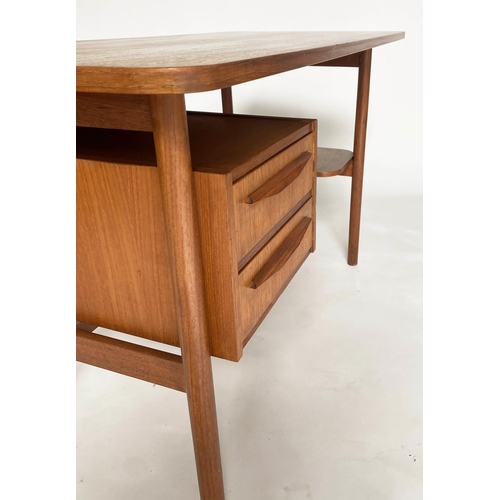 379 - HEALS DESK, by Gunnar Nielsen Tibergaard, 127cm W x 63cm D x 74cm H, vintage 1960s.