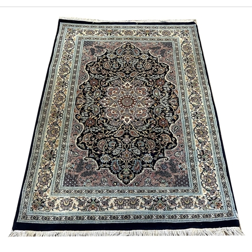 109 - ISPHAHAN DESIGN RUG, 180cm x 126cm.