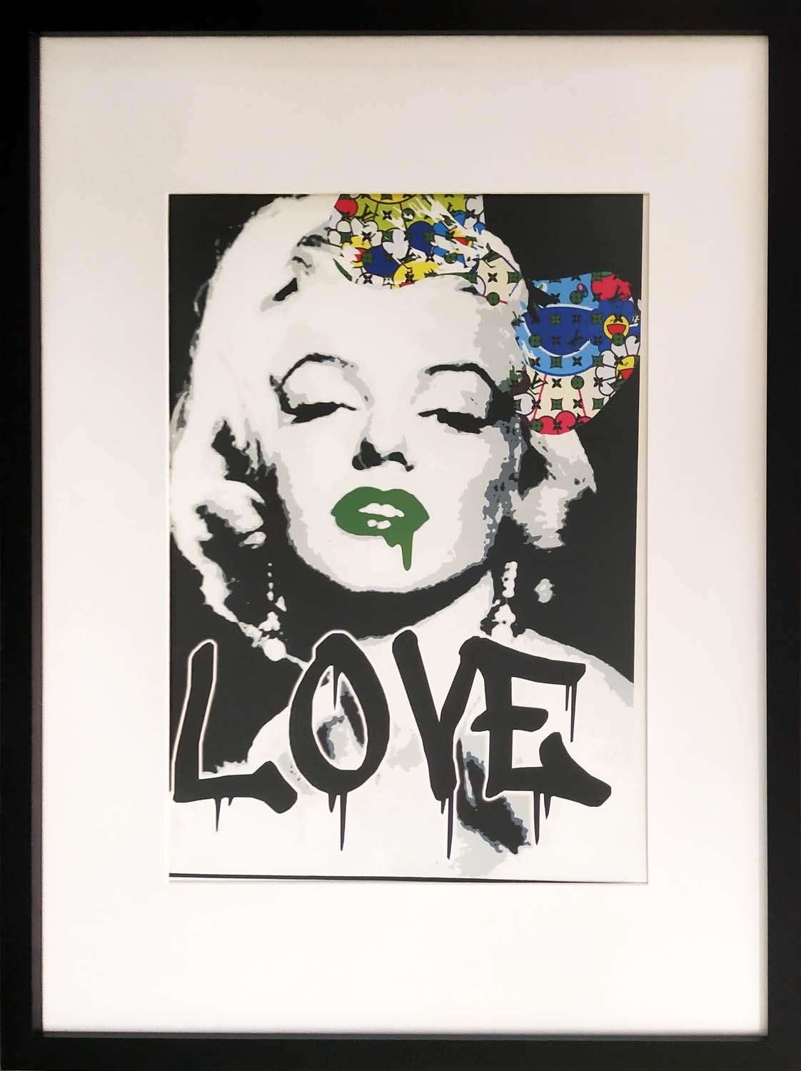 DEATH NYC 'Marilyn Monroe Green', print signed and numbered 33/100