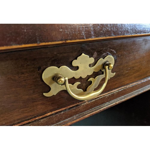 273 - PARTNERS DESK, 19th century mahogany with a rectangular gilt tooled leather top above nine drawers t... 