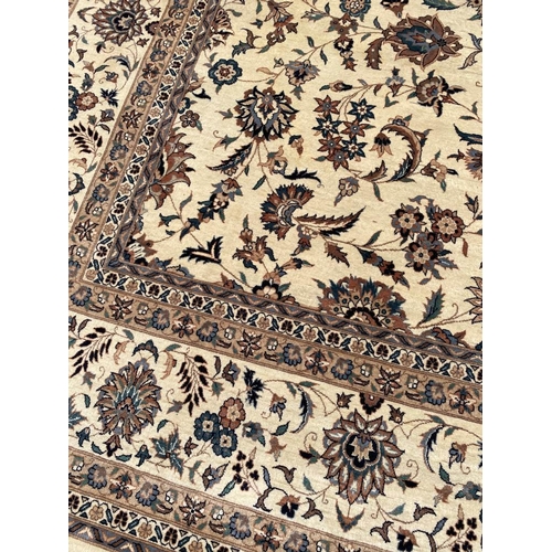 92 - LAHORE TEHRAN DESIGN CARPET, 375cm x 280cm.