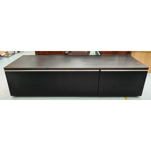 423 - B&B ITALIA MEDIA SIDEBOARD, two drawers, 64cm D x 47cm H x 180cm W.