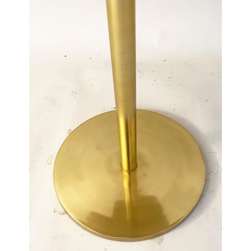 430 - CLOVER LEAF TABLE, gilt metal, 1970s Italian style, 51cm x 41cm x 41cm.