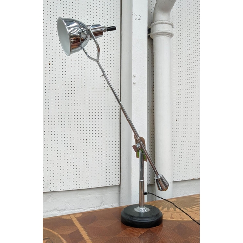 366 - COUNTERPOISE DESK LAMPS, a pair, 87cm H at tallest. (2)