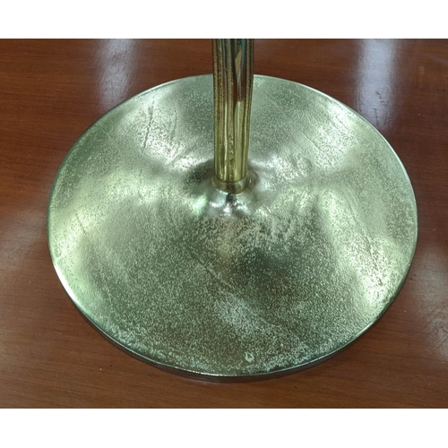 376 - GINKCO LEAF SIDE TABLE, 1970s Italian style, gilt metal, 41cm x 55cm H.