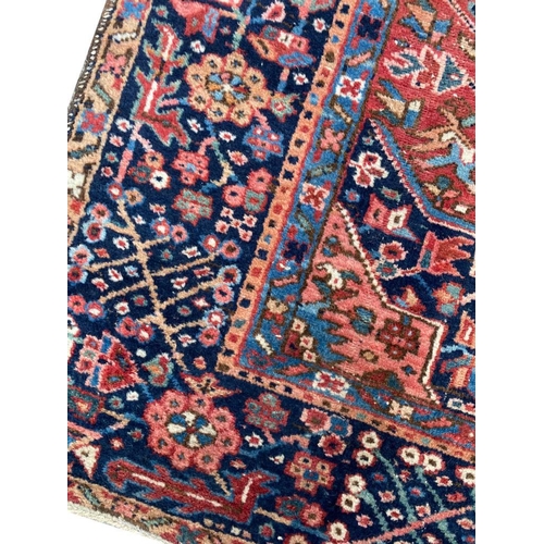 89 - ANTIQUE KARAJA RUG, 190cm x 150cm.