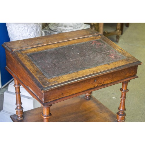 271 - OCCASIONAL TABLE, Victorian walnut and burr walnut circa 1850 with circular top, 66cm H x 40cm and a... 