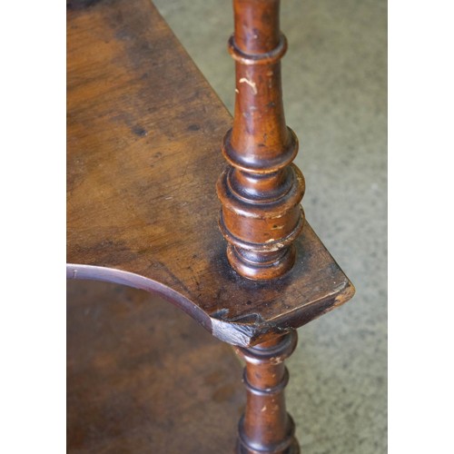 271 - OCCASIONAL TABLE, Victorian walnut and burr walnut circa 1850 with circular top, 66cm H x 40cm and a... 