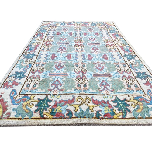 99 - FINE ARTS & CRAFTS DESIGN CARPET, 306cm x 203cm.