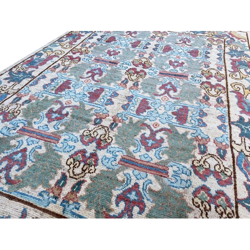 99 - FINE ARTS & CRAFTS DESIGN CARPET, 306cm x 203cm.