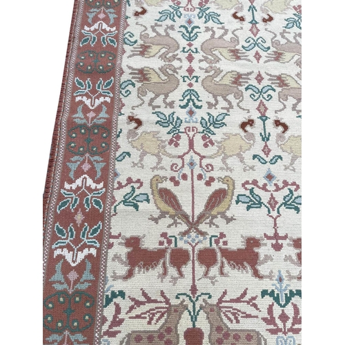 101 - PORTUGUESE NEEDLEPOINT CARPET, 350cm x 295cm.