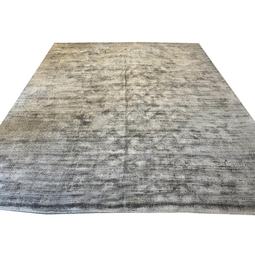 83 - CONTEMPORARY SILVER CARPET, 351cm x 300cm.