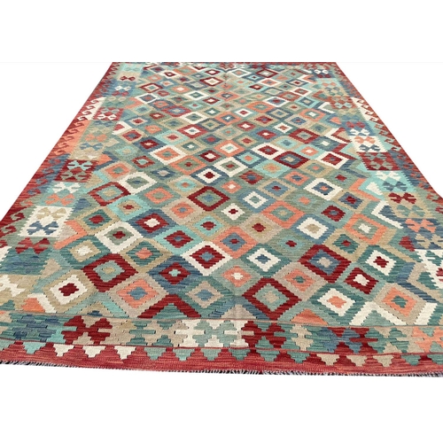 297 - CONTEMPORARY ANATOLIAN KILIM, 292cm x 202cm.