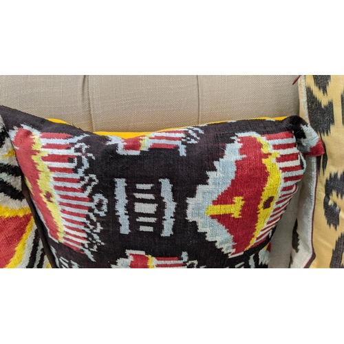 245 - MEKHANN SCATTER CUSHIONS, a set of three, 53cm x 38cm. (3)