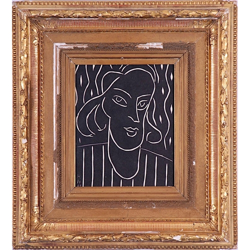 78 - HENRI MATISSE, Teeny, linocut, initials signed in the plate, xxe Siecle. 21cm x 27cm. (Subject to AR... 