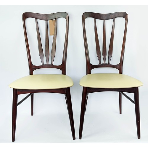 333 - KOEFOEDS HORNSLET MØBELFABRIK DANISH DINING CHAIRS, a set  of four, by Neils Koefoed, 98cm H. (4)