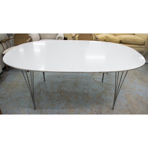 468 - FRITZ HANSEN SUPER ECLIPSE DINING TABLE, 70cm x 180cm W x 120cm D, by Piet Hein, Bruno Mathsson, Arn... 