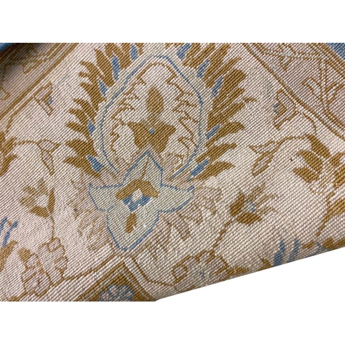 114 - VINTAGE OUSHAK DESIGN CARPET, 360cm x 270cm.