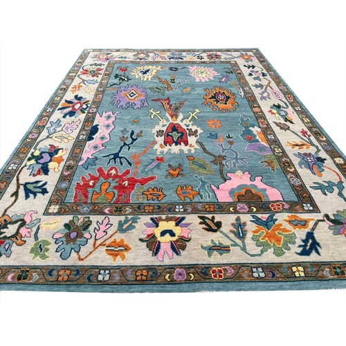 118 - CONTEMPORARY OUSHAK CARPET, 370cm x 272cm.