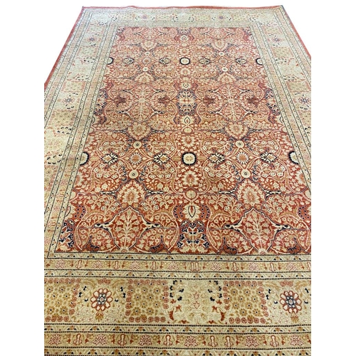 121 - FINE TABRIZ HAJI JALILY DESIGN CARPET, 275cm x 186cm.