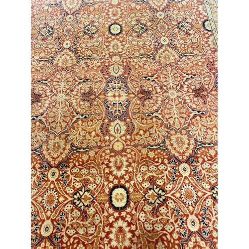 121 - FINE TABRIZ HAJI JALILY DESIGN CARPET, 275cm x 186cm.