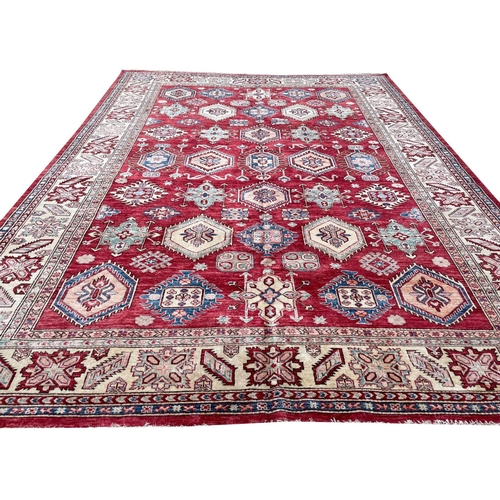 128 - FINE KAZAK CARPET, 330cm x 245cm.