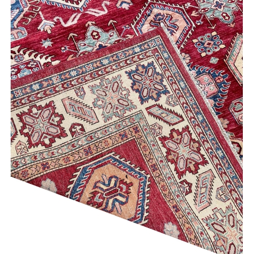 128 - FINE KAZAK CARPET, 330cm x 245cm.