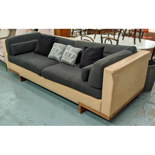 308 - LINLEY SOFA BY DAVID LINLEY, 250cm W.