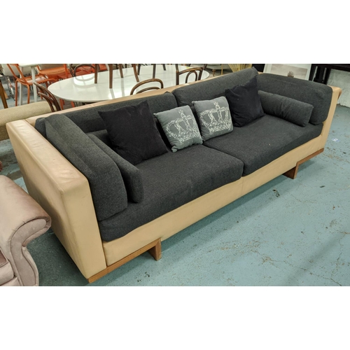 308 - LINLEY SOFA BY DAVID LINLEY, 250cm W.