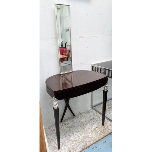 317 - CHRISTOPHER GUY STATUESQUE DRESSING TABLE, 73cm x 48cm x 160cm.