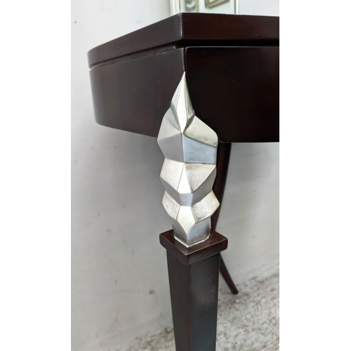 317 - CHRISTOPHER GUY STATUESQUE DRESSING TABLE, 73cm x 48cm x 160cm.