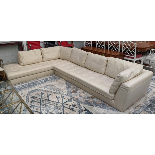 321 - ROCHE BOBOIS SERENITE SECTIONAL SOFA BY GIOVANNI SORESSI, 320cm x 210cm x 70cm approx.