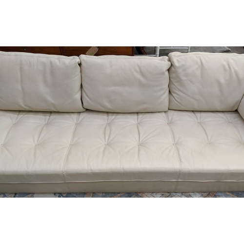 321 - ROCHE BOBOIS SERENITE SECTIONAL SOFA BY GIOVANNI SORESSI, 320cm x 210cm x 70cm approx.