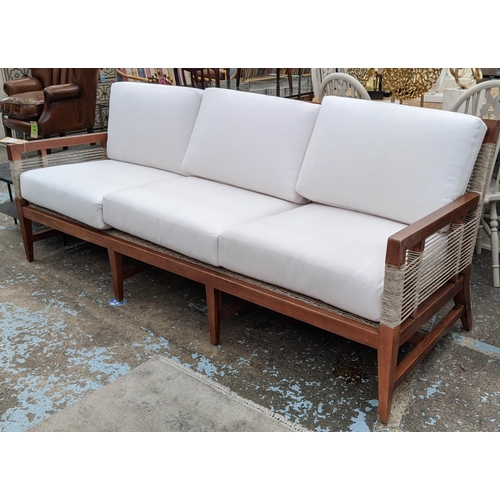 322 - PALECEK AMALFI OUTDOOR SOFA, 218cm W.