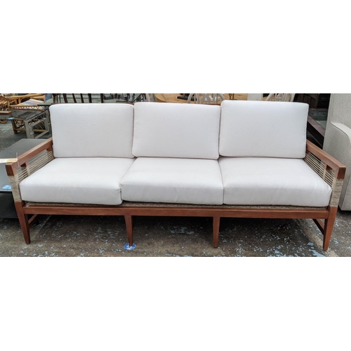 322 - PALECEK AMALFI OUTDOOR SOFA, 218cm W.