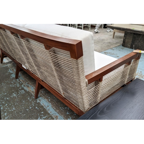 322 - PALECEK AMALFI OUTDOOR SOFA, 218cm W.