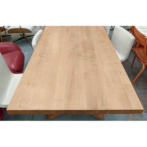 323 - RIVA 1920 DINING TABLE, 200cm x 90cm x 74cm.