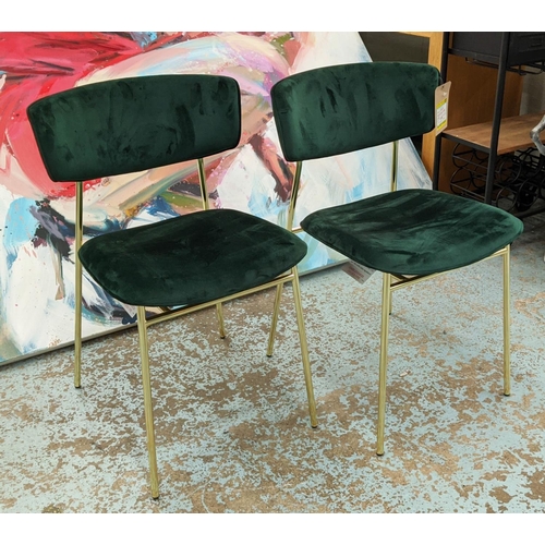 324 - CALLIGARIS FIFTIES CHAIRS BY BUSETTI GARUTI REDAELLI, a set of ten, 79cm H. (10)