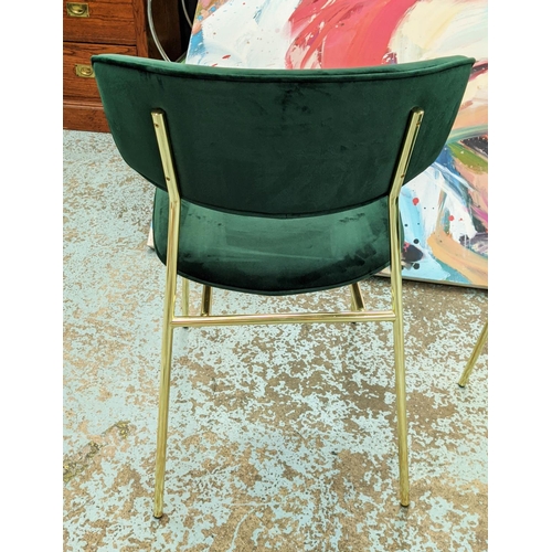 324 - CALLIGARIS FIFTIES CHAIRS BY BUSETTI GARUTI REDAELLI, a set of ten, 79cm H. (10)