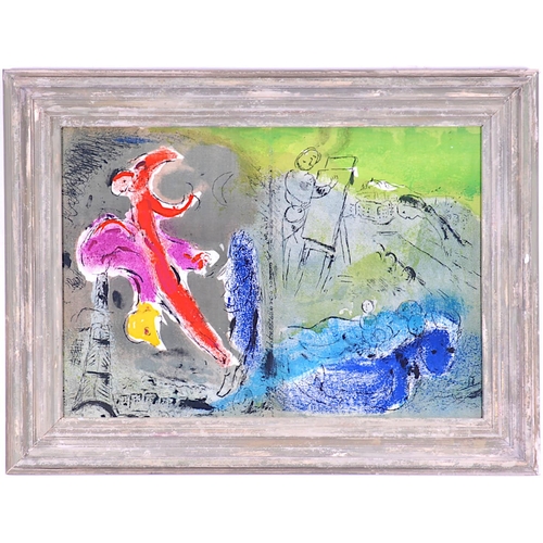 97 - MARC CHAGALL, Vision of Paris, original lithograph, catalogue reference Mourlot: 81, printed by Mour... 