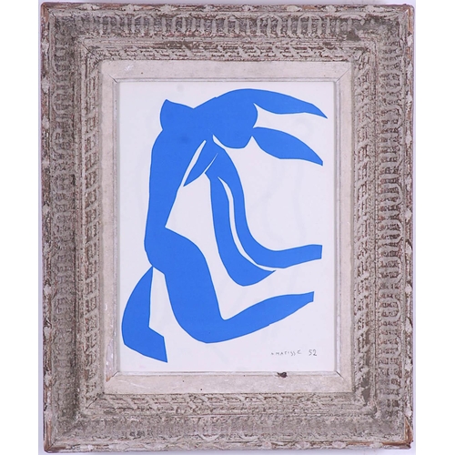 99 - HENRI MATISSE, Nu Bleu 11, original lithograph from the 1954 edition after Matisse's cut outs, print... 