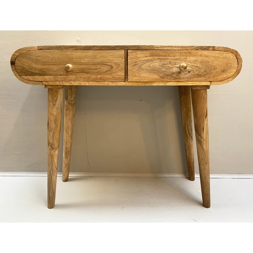 422 - DESK, 1960s Danish style, 78cm x 89cm x 37cm.