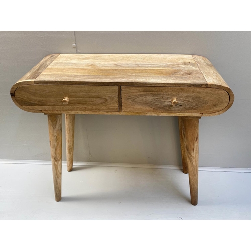 422 - DESK, 1960s Danish style, 78cm x 89cm x 37cm.