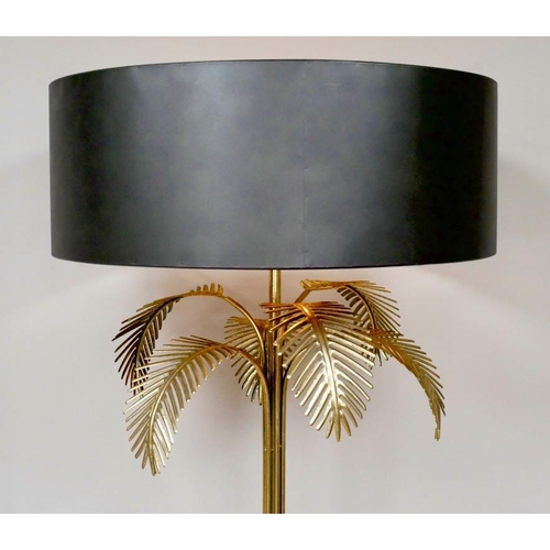 413 - PALM TREE FLOOR LAMP, 1960s French style, metal shade, 65cm x 59cm x 59cm.