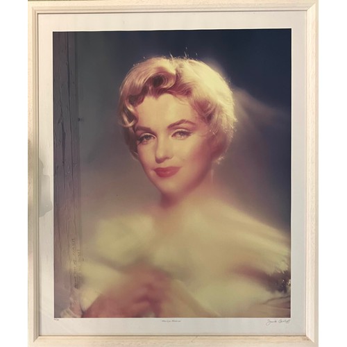 74 - JACK CARDIFF, 'Blue Marilyn' photo print, 74cm x 60cm, signed and numbered 24/25, certificated verso... 