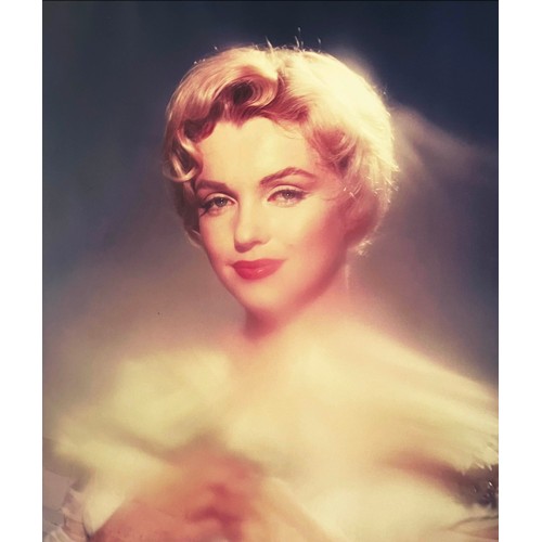 74 - JACK CARDIFF, 'Blue Marilyn' photo print, 74cm x 60cm, signed and numbered 24/25, certificated verso... 