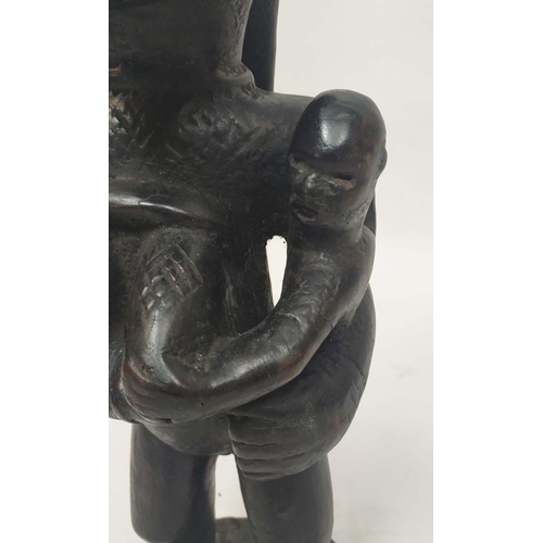 11 - PHEMBA MATERNITY FIGURE, Congolese, 60cm H.