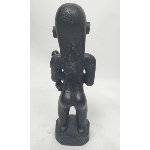 11 - PHEMBA MATERNITY FIGURE, Congolese, 60cm H.