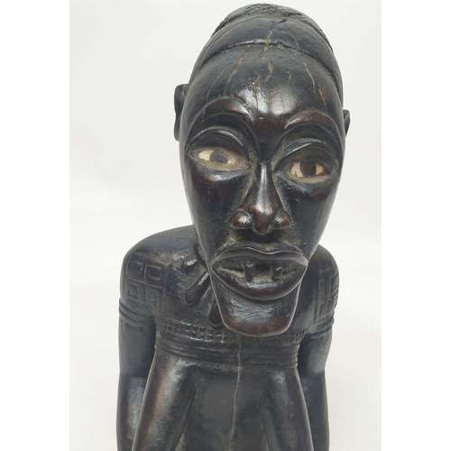 12 - LUBA MATERNITY FIGURE, Congolese, 60cm H.